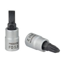 Hylsy 1/4" Phillips-ruuvitalttahylsyt, 33 mm