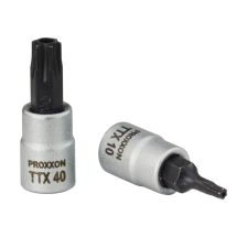 Hylsy 1/4" Turva-torx, TTX-ruuvitalttahylsyt, 33 mm (keskiöreiällä)