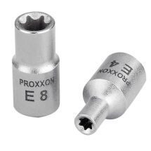 Hylsy 1/4" E-torx, Naaraspuoliset TX-hylsyt (TTX)
