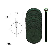 Proxxon Katkaisulaikka, korundi, Ø 22 mm, 10 kpl
