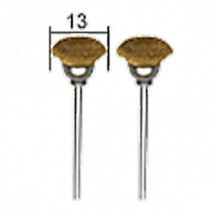 Proxxon Messinkinen harjasivellin, Ø 13 mm, 2 kpl