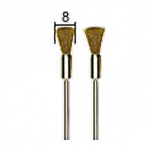 Proxxon Messinkinen harjasivellin, Ø 8 mm, 2 kpl