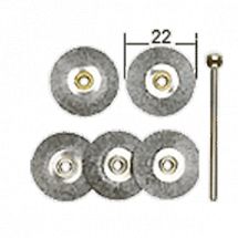 Proxxon Teräksinen harjalaikka, Ø 22 mm, 5 kpl
