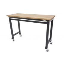 HBM 152 cm siirrettävä työpöytä laatikolla
