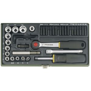 Hylsysarja 1/4" 39-osaa magneetilla