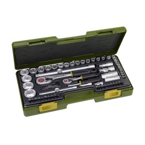 Hylsysarja 1/4" ja 1/2" 65-osaa