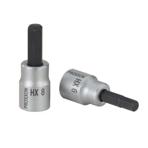 Hylsy 3/8" Kuusiokolohylsyt, 50 mm