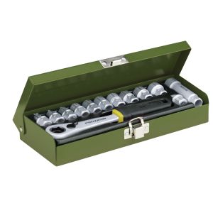 Hylsysarja pitkille pulteille ja ruuveille 13-osaa 1/4"