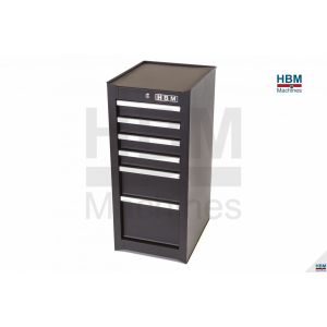 HBM 6-laatikkoinen työkalulaatikosto, musta