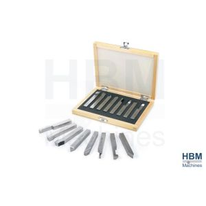 SOBA 8-osainen sorvinteräsarja 16x16 mm varrella, tarjouserä!