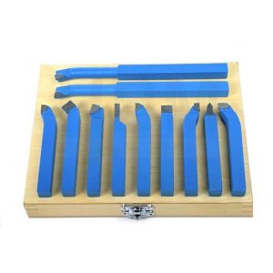 Sorvinteräsarja 11 osainen, 12x12 mm varrella HSS